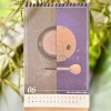 Lịch Tết 2.026 giấy kraft để bàn Sân khấu miền Nam minh hoạ cải lương quà Tết Bính Ngọ chỉ 99.000₫ 9
