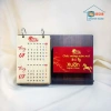 Lịch Tết 2.026 Gỗ Để Bàn L11 - Sang Trọng, In Khắc Logo, Quà Tết Ý Nghĩa