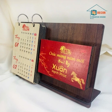 Lịch Tết 2.026 Gỗ Để Bàn L11 - Sang Trọng, In Khắc Logo, Quà Tết Ý Nghĩa 5 Lịch Tết 2.026 Gỗ Để Bàn L11 - Sang Trọng, In Khắc Logo, Quà Tết Ý Nghĩa 5