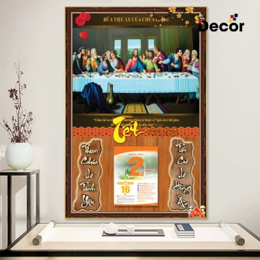 Lịch Tết 2.026 gỗ tráng gương Công Giáo bo viền cao cấp - tặng Bloc Đại, giá ưu đãi 105.600 VND 9 Lịch Tết 2.026 gỗ tráng gương Công Giáo bo viền cao cấp - tặng Bloc Đại, giá ưu đãi 105.600 VND 9