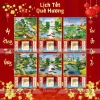 Lịch Tết 2.026 Gỗ tráng gương Phong Cảnh Quê Hương - Viền bo cao cấp, Cha Mẹ, Tặng Bloc lịch - Giá 105.600 VND