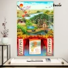Lịch Tết 2.026 Gỗ tráng gương Phong Cảnh Quê Hương - Viền bo cao cấp, Cha Mẹ, Tặng Bloc lịch - Giá 105.600 VND 4