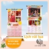Lịch Tết 2.026 HỎA TỐC Vải Lụa 30x60cm Treo Tường In Theo Yêu Cầu Giá Ưu Đãi 92.000₫