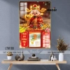 Lịch Tết 2.026 khổ to 50x70cm & lốc 20x30cm - Gỗ tráng gương viền bo cao cấp, tặng Bloc lịch, 340.000₫