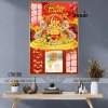 Lịch Tết 2.026 khổ to 50x70cm & lốc 20x30cm - Gỗ tráng gương viền bo cao cấp, tặng Bloc lịch, 340.000₫ 5