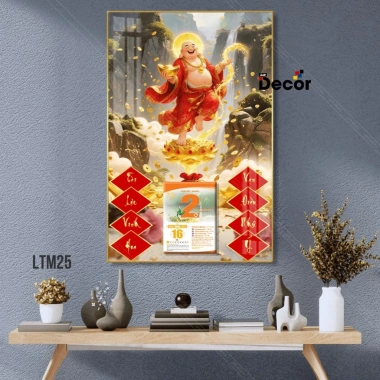 Lịch Tết 2.026 - Lịch gỗ tráng gương Phật Di Lặc bo viền cao cấp, tặng Bloc, giá ưu đãi 105.600₫ 4 Lịch Tết 2.026 - Lịch gỗ tráng gương Phật Di Lặc bo viền cao cấp, tặng Bloc, giá ưu đãi 105.600₫ 4