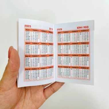 Lịch Tết 2.026 - Lịch túi Văn Hoá chỉ 10.000đ, thiết kế sang trọng, tiện lợi