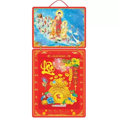 Lịch Tết 2.026 mẫu 02 – Bộ bìa gấp giữa KT 39x79cm, tráng gương, bọc viền, bloc 30x40cm, chỉ 412.500đ 8