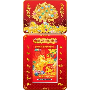 Lịch Tết 2.026 Phú Quý Vinh Hoa Vạn Sự Đại Cát Trọn Bộ Đầu Treo Laminate Bloc 17x26 - 20x30 cm Giá ưu đãi 238,100 VND 4 Lịch Tết 2.026 Phú Quý Vinh Hoa Vạn Sự Đại Cát Trọn Bộ Đầu Treo Laminate Bloc 17x26 - 20x30 cm Giá ưu đãi 238,100 VND 4