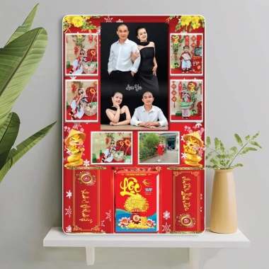 Lịch Tết 2.026 Tặng Lịch - Khung Ảnh Cá Nhân Tráng Gương Mêka Treo Tường Có Móc Giá 144.900