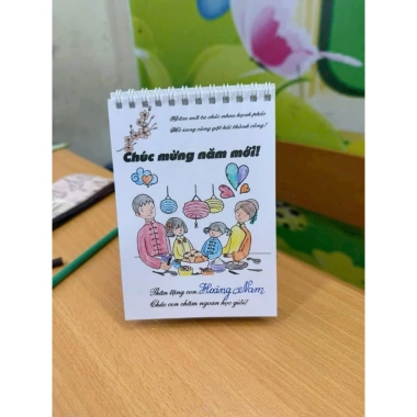 Lịch tết 2.026 tô màu size A6 giấy bìa cứng - Đầy màu sắc, giá chỉ 13.500₫