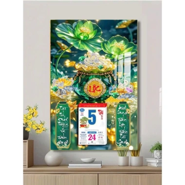 Lịch tết 2.026 Tomdecor Tráng gương Túi Ngọc LTTNGOC - Giá ưu đãi 130.000₫