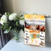 Lịch Tết 2.026 Tráng Gương Để Bàn 20x30cm Viền Vàng Cao Cấp, Nhiều Mẫu Tặng Bloc 9