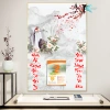 Lịch Tết 2.026 Tráng Gương Thuỷ Mặc 40x60cm Bo Viền - Treo Tường, Tặng Bloc Lịch 4