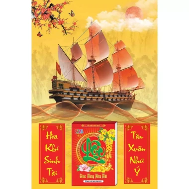 Lịch Tết 2.026 Tranh Lịch Tráng Gương Treo Tường 40x60cm Laminate Cao Cấp - Giá Ưu Đãi 175.000₫