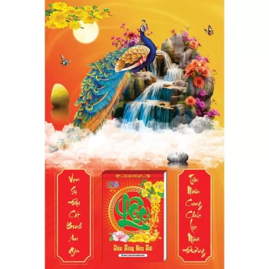 Lịch Tết 2.026 Tranh Lịch Tráng Gương Treo Tường 40x60cm Laminate Cao Cấp - Giá Ưu Đãi 175.000₫