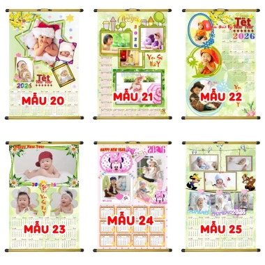 Lịch Tết 2.026 – Tranh Treo Tường 40x60cm In Vải Lụa Rõ Nét, Bền Màu, Không Thấm Nước – Chỉ 96.800₫ 4