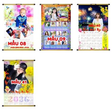 Lịch Tết 2.026 – Tranh Treo Tường 40x60cm In Vải Lụa Rõ Nét, Bền Màu, Không Thấm Nước – Chỉ 96.800₫ 6
