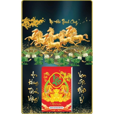 Lịch Tết 2.026 Treo Tường Laminate Gương 30x48 cm + Bloc 13x19 cm Giá 164.200₫ 2