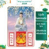 Lịch Tết 2.026 Treo Tường Laminate Tráng Gương 30x48 và 40x60 - Lịch Phật 10 mẫu - Giá ưu đãi