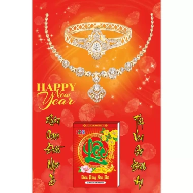 Lịch Tết 2.026 Treo Tường Laminate Tráng Gương 40x60 Chủ Đề Đá Quý - Giá 224.000đ 3 Lịch Tết 2.026 Treo Tường Laminate Tráng Gương 40x60 Chủ Đề Đá Quý - Giá 224.000đ 3