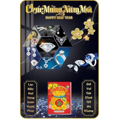 Lịch Tết 2.026 Treo Tường Laminate Tráng Gương 40x60 Chủ Đề Đá Quý - Giá 224.000đ 6 Lịch Tết 2.026 Treo Tường Laminate Tráng Gương 40x60 Chủ Đề Đá Quý - Giá 224.000đ 6