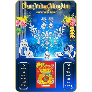 Lịch Tết 2.026 Treo Tường Laminate Tráng Gương 40x60 Chủ Đề Đá Quý - Giá 224.000đ 8 Lịch Tết 2.026 Treo Tường Laminate Tráng Gương 40x60 Chủ Đề Đá Quý - Giá 224.000đ 8