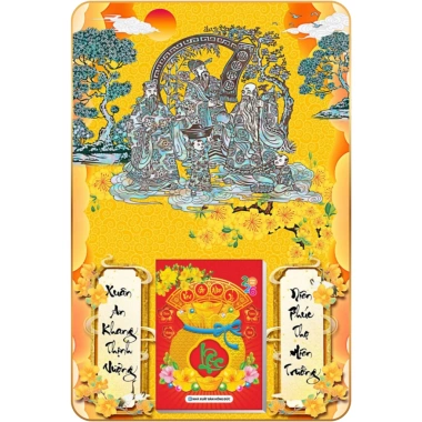 LỊCH TẾT 2.026 Treo Tường Laminate Tráng Gương 40x60 cm - 13 Mẫu Phúc Lộc Thọ Giá Ưu Đãi 224k