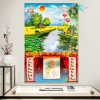 Lịch Tết 2.026 Treo Tường Quê Hương 30x40cm - Bo viền cao cấp, Tặng Bloc 10,5x14,5cm - Giá 93.000đ 6