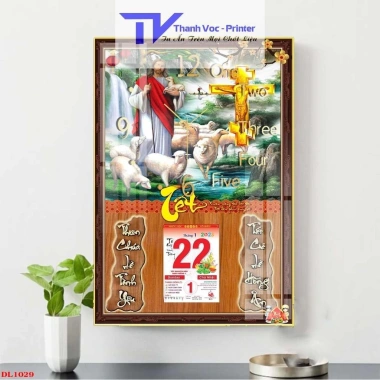 Lịch Tết Công Giáo 2.023 Nhiều Mẫu 40x60cm Độ Dày 10mm Giá Ưu Đãi 260.000 VNĐ