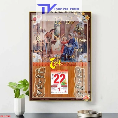 Lịch Tết Công Giáo 2.023 Nhiều Mẫu 40x60cm Độ Dày 10mm Giá Ưu Đãi 260.000 VNĐ