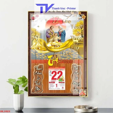 Lịch Tết Công Giáo 2.023 Nhiều Mẫu 40x60cm Độ Dày 10mm Giá Ưu Đãi 260.000 VNĐ