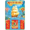 Lịch Tết Khổ Nhỏ 30x40cm Treo Tường Laminate Tráng Gương 2.026 và Bloc Trung 10,5x14,5cm Giá chỉ 109.800 VND 6