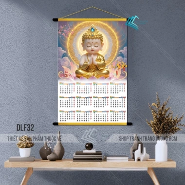 Lịch tết Liễn 12 tháng 2.026 Bính Ngọ Phật Giáo - Treo tường, giá 91.020đ
