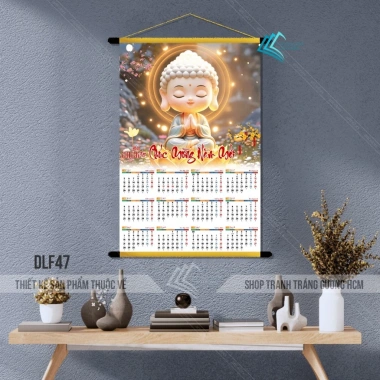 Lịch tết Liễn 12 tháng 2.026 Bính Ngọ Phật Giáo - Treo tường, giá 91.020đ 4