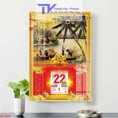 Lịch Tết Quê Hương 2.023 - Nhiều mẫu 40x60cm, Độ dày 10mm, Giá ưu đãi 260.000₫