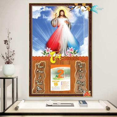 Lịch Tết Tráng Gương 2.026 30x40cm Treo Tường Công Giáo - Kèm Bloc 10,5x14,5cm - 93.000đ 9 Lịch Tết Tráng Gương 2.026 30x40cm Treo Tường Công Giáo - Kèm Bloc 10,5x14,5cm - 93.000đ 9