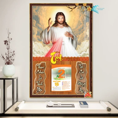 Lịch Tết Tráng Gương 2.026 30x40cm Treo Tường Công Giáo - Kèm Bloc 10,5x14,5cm - 93.000đ 10 Lịch Tết Tráng Gương 2.026 30x40cm Treo Tường Công Giáo - Kèm Bloc 10,5x14,5cm - 93.000đ 10