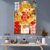 Lịch Tết tráng gương 2.026 40x60cm - Treo tường Bình Ngọc Chiêu Tài, bo viền sang, tặng Bloc lịch bính ngọ, giá ưu đãi 159.600 VND 6