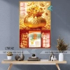 Lịch Tết tráng gương 2.026 40x60cm - Treo tường Bình Ngọc Chiêu Tài, bo viền sang, tặng Bloc lịch bính ngọ, giá ưu đãi 159.600 VND 10