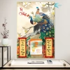 Lịch Tết tráng gương 2.026 - Chim Khổng Tước 30x40cm treo tường, kèm Bloc 10,5x14,5cm, khung viền bo, giá ưu đãi 93.000₫ 6