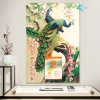 Lịch Tết tráng gương 2.026 - Chim Khổng Tước 30x40cm treo tường, kèm Bloc 10,5x14,5cm, khung viền bo, giá ưu đãi 93.000₫ 7