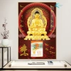 Lịch Tết Tráng Gương 2.026 - Treo Tường Phật Giáo 40x60cm Bo viền, Tặng Bloc lịch, Giá 159.600₫