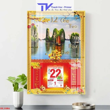 Lịch Tết Tráng Gương Thuận Buồm Xuôi Gió 2.023 - Nhiều mẫu 40x60cm Độ dày 10mm Giá ưu đãi 260k