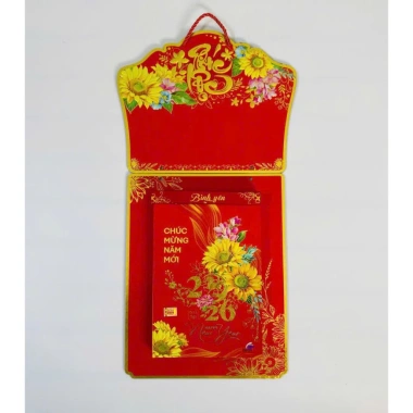 Lịch Tết Treo Tường 2.026 - Bình Ngọ Mã Đào Thành Công 17x25cm Giá Ưu Đãi 149k