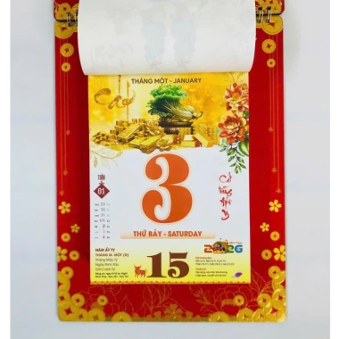 Lịch Tết Treo Tường 2.026 - Bloc Binh Ngọ 17x25cm Giá ưu đãi 155.000 VNĐ 4 Lịch Tết Treo Tường 2.026 - Bloc Binh Ngọ 17x25cm Giá ưu đãi 155.000 VNĐ 4