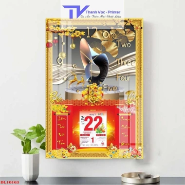 Lịch Tết Tuần Lộc 2.023 - Nhiều mẫu 40x60cm, độ dày 10mm, giảm giá 20% chỉ 260.000₫
