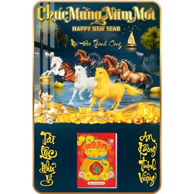 Lịch Tết Tường Vip Laminate Tráng Gương 2.026 40x60 cm – 26 mẫu độc đáo, chỉ 218.500 VND
