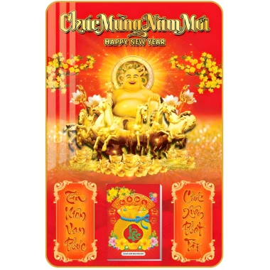 Lịch Tết Tường Vip Laminate Tráng Gương 2.026 40x60 cm – 26 mẫu độc đáo, chỉ 218.500 VND