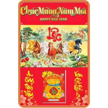 Lịch Tết Tường Vip Laminate Tráng Gương 2.026 40x60 cm – 26 mẫu độc đáo, chỉ 218.500 VND